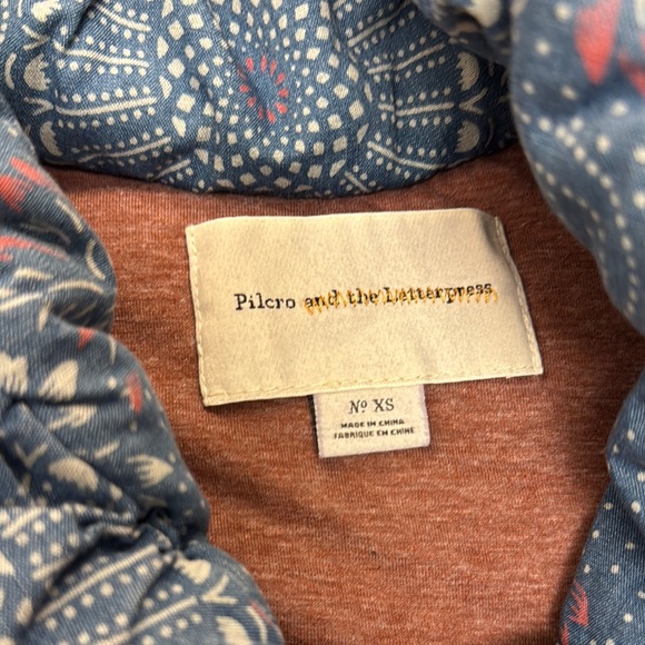 Anthropologie - Pilcro and the Letterpress Quilted Chambray Vest - Picture 2 of 5